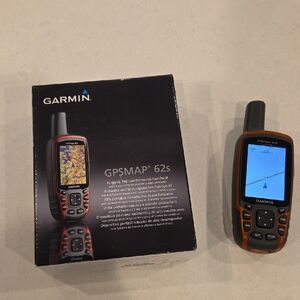 Garmin GPSMAP 62s Handheld Navigator - Black and Orange